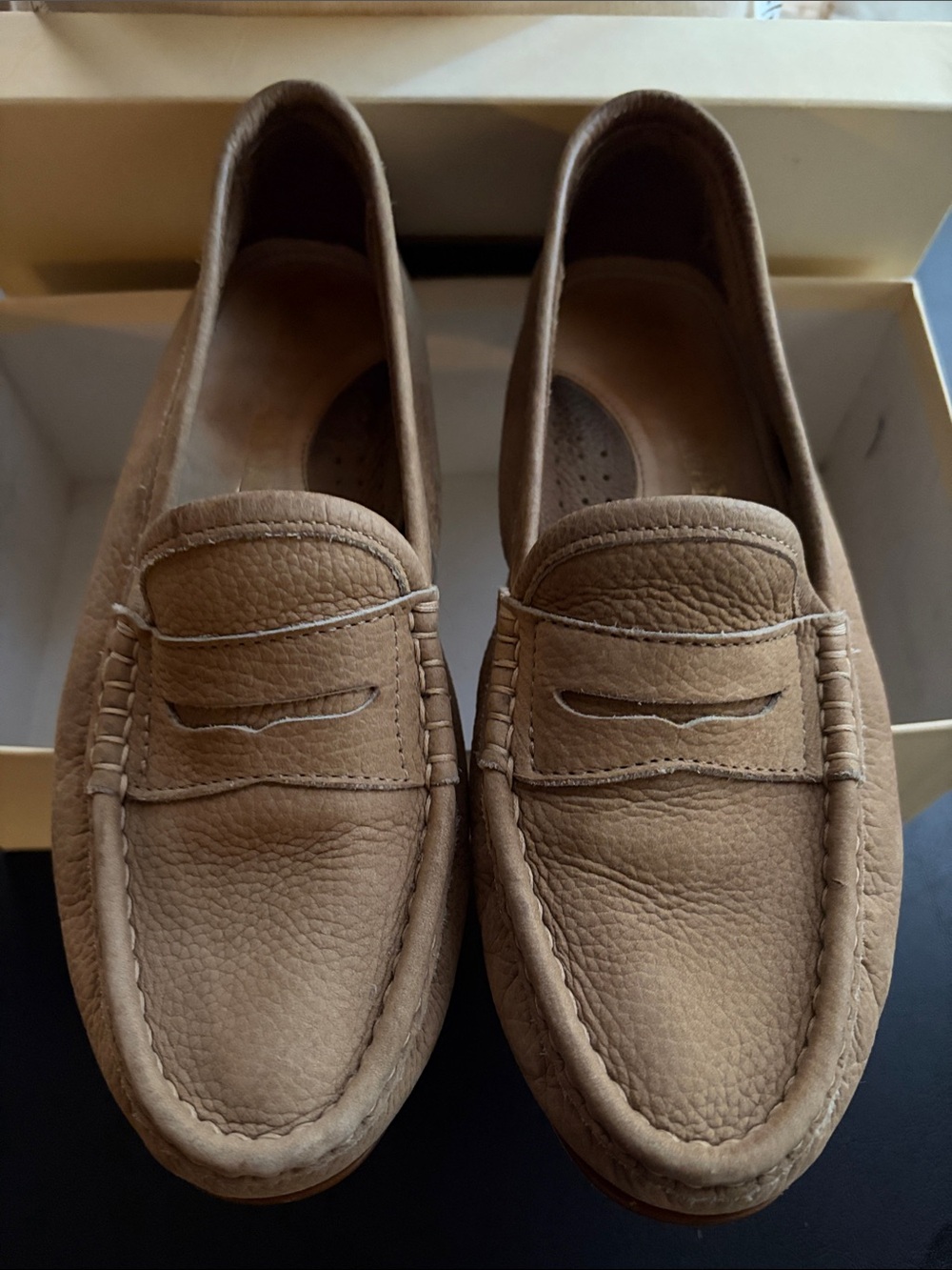 Emperial Armani suede Penny Loafers –